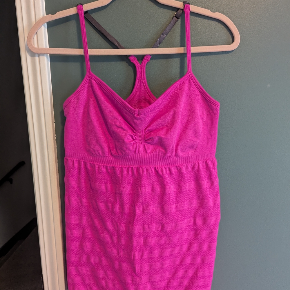 Lululemon Pink Racerback Tank Size 12